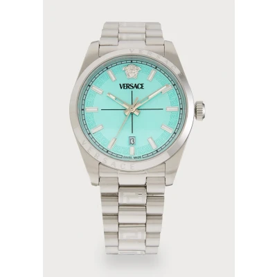 Afbeelding van Versace Millenyium Unisex Horloge silvercoloured, Maat: One Size, Silver coloured