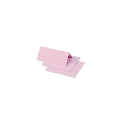 Afbeelding van Clairefontaine 75013C verpakking met 25 plaatskaarten formaat 8,5 x 8 cm 210 g/m² kleur: roze uitnodiging voor evenementen en correspondentie Pollen serie premium papier glad