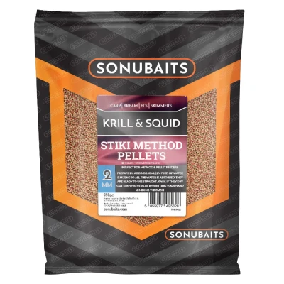 Afbeelding van Sonubaits Stiki Method Pellets Flavour 2mm (650g) Smaak : Krill &amp; Squid
