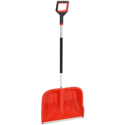 Afbeelding van Sneeuwschep 136 cm aluminium rood