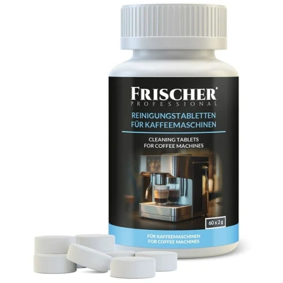Afbeelding van Frischer koffiemachine reinigingstabletten 60 stuks.