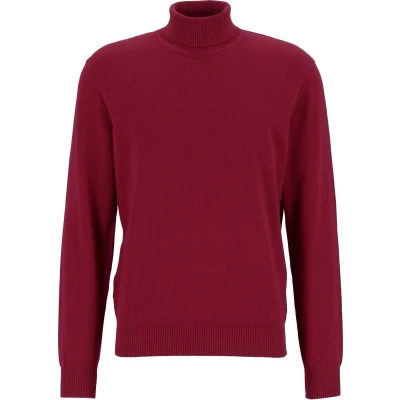 Afbeelding van Redmond Casual Regular Fit Coltrui bordeaux, Effen