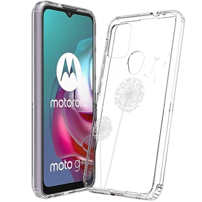 Afbeelding van Motorola Moto G30 Hoesje Siliconen en TPU (zacht) iMoshion Softcase/Backcover Wit Telefoonhoesje