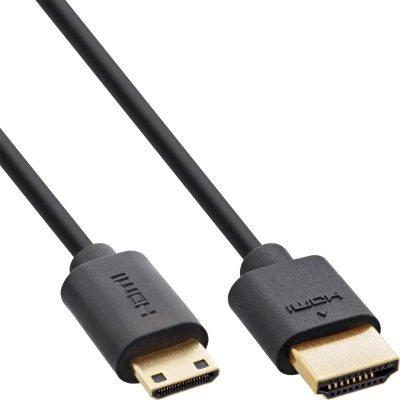 Afbeelding van InLine 17901C HDMI kabel 1 m Type A (Standaard) C (Mini) Zwart