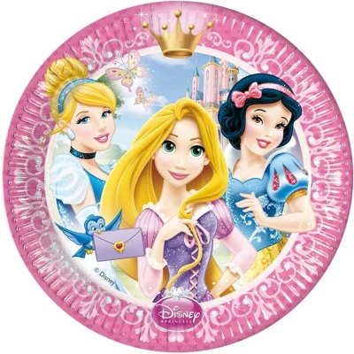 Afbeelding van Disney Prinses Bordjes, 8st.