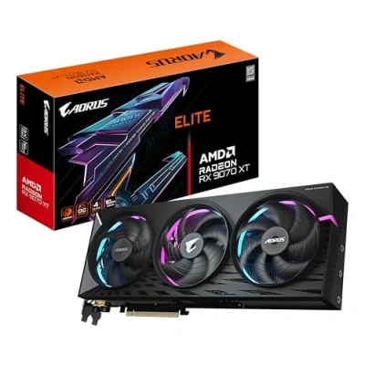 Afbeelding van GIGABYTE AORUS Radeon RX 9070 XT ELITE 16G grafische kaart 2x HDMI, DisplayPort