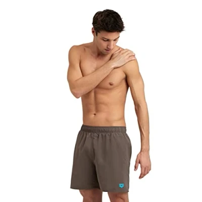 Afbeelding van ARENA Fundamentals Boxer R Swim Trunks, Dark Olive turquoise, S Mannen,