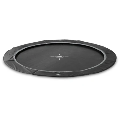 Afbeelding van EXIT groundlevel trampoline ø244cm (zwart)