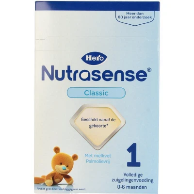 Afbeelding van Hero Nutrasense Zuigelingenmelk 1 (0 6mnd), 700 gram