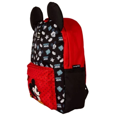Afbeelding van Mickey &amp; Minnie Mouse Loungefly Rugtas meerkleurig Nylon