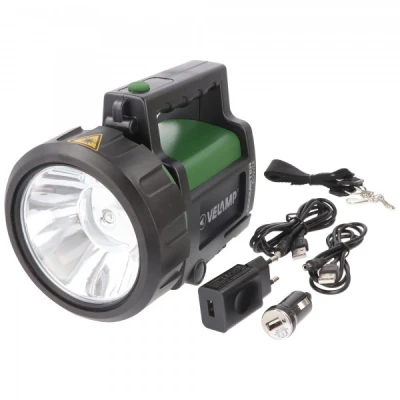 Afbeelding van Velamp DOOMSTER POWER: Draadloze handlamp anti blackout LED CREE 5W