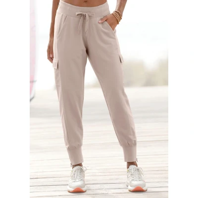 Afbeelding van Venice Beach Cargobroek, Dames, Maat: 34, Beige