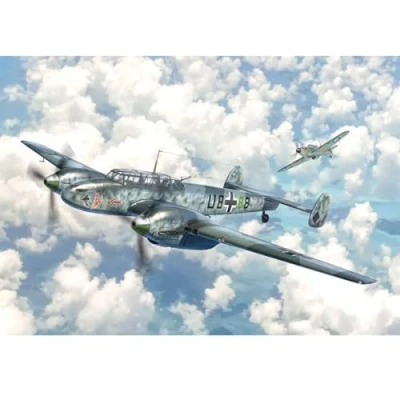 Afbeelding van 1:72 Italeri 0049 Messerschmitt Bf 110 C3/C4 Zerstörer Plastic Modelbouwpakket