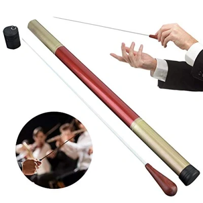 Afbeelding van Alomejor Muziek Baton Professionele Houten Dirigent Batons Hout Handvat Orkest Geleiden Band