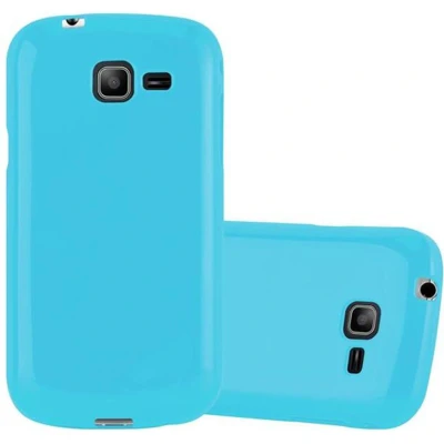 Afbeelding van Cadorabo Hoesje geschikt voor Samsung Galaxy TREND LITE in JELLY LICHT BLAUW Beschermhoes gemaakt van flexibel TPU silicone Case Cover