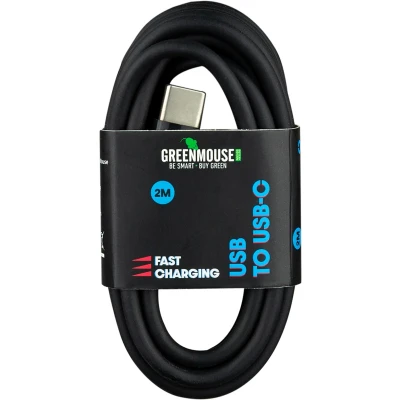 Afbeelding van GreenMouse Data Kabel USB C 2 Meter