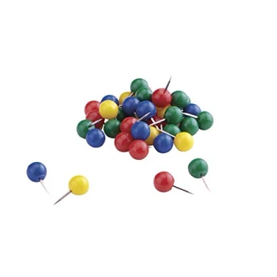 Afbeelding van Pins magnetoplan blister, 6x17mm, groen, 100 stuks