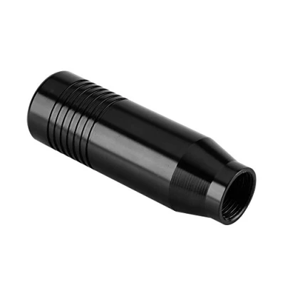 Afbeelding van Schakelhendel, Keenso versnellingspookknop, universele handleiding van aluminiumlegering, met 3 adapters (zwart)