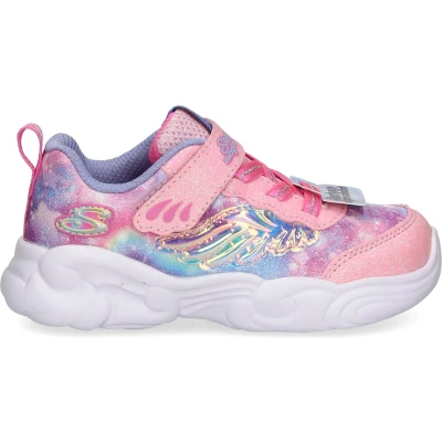Afbeelding van Skechers Unicorn Storm Meisjes Sneakers Roze Maat 21