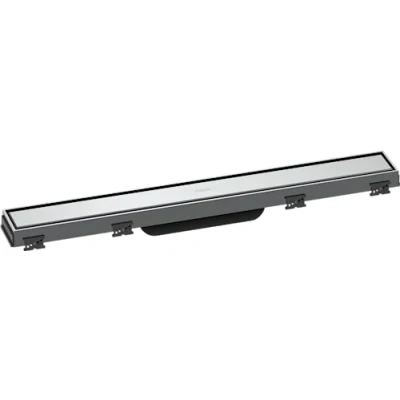 Afbeelding van hansgrohe RainDrain Match 600 56036000 Douchegoot, met in hoogte verstelbaar frame, chroom, 60 cm