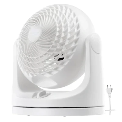 Afbeelding van Woozoo, Stille, krachtige &amp; draagbare bureauventilator, 23m², 15m reikwijdte, Oscillatie, Verticaal kantelen, Slaapkamer Woozoo PCF MKM18 Wit