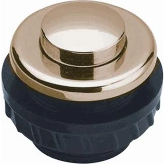 Afbeelding van Inbouw beldrukker Protact 340GO Messing Grothe