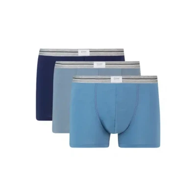 Afbeelding van Dim Boxershorts voor heren, ultra resistent, katoen, stretch, duurzaam, 3 stuks, Jeans Blauw/Muis Grijs/Denim Blauw, XL