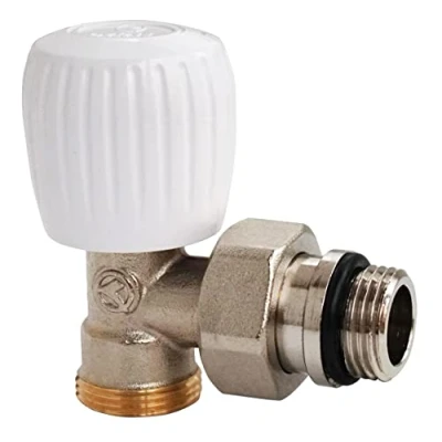 Afbeelding van Orkli Radiatorkraan handmatig inbouwventiel hoekmontage 1/2 inch Urepel