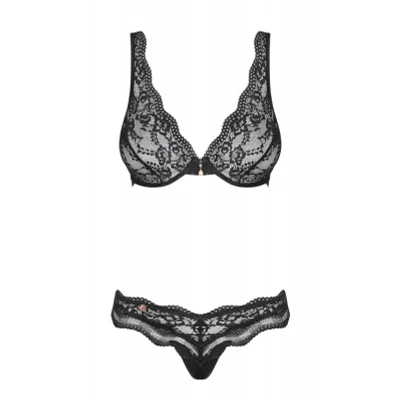 Afbeelding van Obsessive Luvae 2 pcs set black L/XL