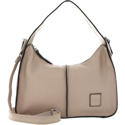 Afbeelding van FREDsBRUDER Leren Schoudertas FB Hand bag Marble Beige