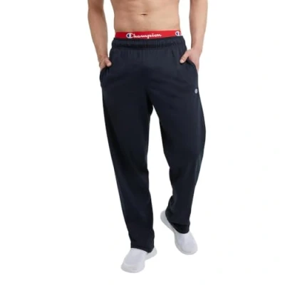 Afbeelding van Champion Joggingbroek voor heren van jersey met open onderkant, trainingsbroek, navy, M