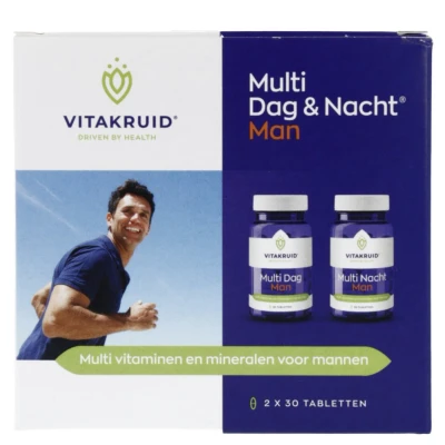Afbeelding van Vitakruid Multi Dag &amp; Nacht Man Tabletten 60TB