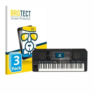 Afbeelding van BROTECT Screenprotector voor Yamaha PSR SX920 Folie Beschermfolie Beschermglas transparant (3 Stuks)