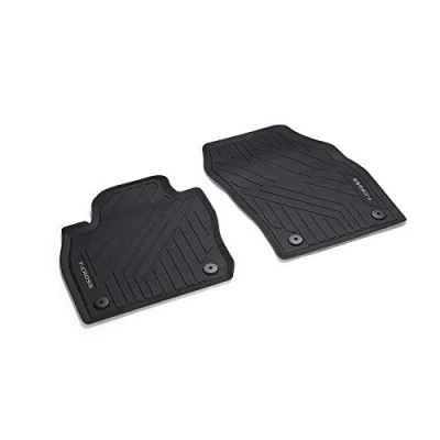 Afbeelding van Volkswagen 2GM06150282V Allweather matten rubber vloermatten 2X voorzijde rubberen met T Cross belettering