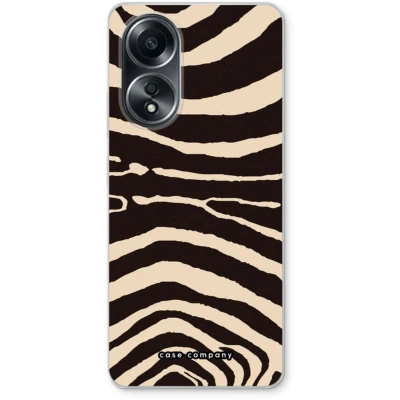 Afbeelding van Case Company® hoesje geschikt voor Oppo A58 4G Arizona Zebra Soft Cover Telefoonhoesje Bescherming aan alle Kanten en Schermrand