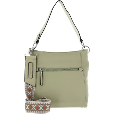 Afbeelding van FREDsBRUDER Leren Schoudertas Sha Na Midi Hobo Bag Pistachio Lichtgroen