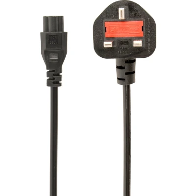 Afbeelding van UK geaard netsnoer (C5), 1.8 meter