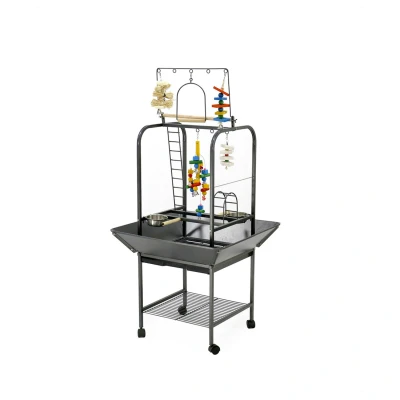 Afbeelding van Keddoc Speelplaats Bird Stand Vogelverblijven 66.5x63.5x141 cm Antraciet