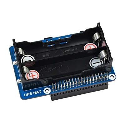 Afbeelding van Waveshare Raspberry Pi Uninterruptible Power Supply UPS HAT Stable 5V Output Multi Battery Protection Circuits