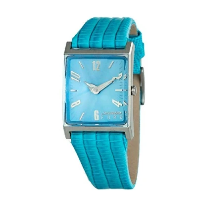 Afbeelding van Chronotech dameshorloge analoog kwarts leder CT7880L 06
