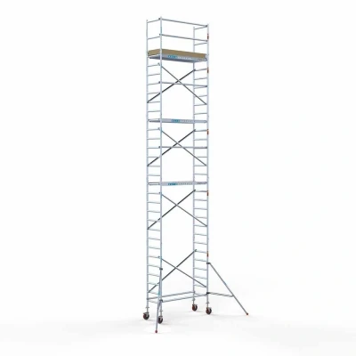 Afbeelding van Euroscaffold Rolsteiger Budget Schoren L190xB75 10.20m werkhoogte Carbon platformen