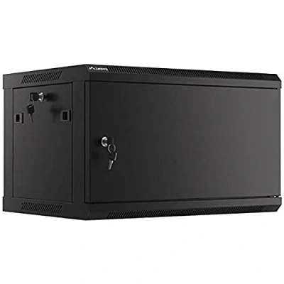 Afbeelding van Lanberg WF01 6406 00B rack 6U Wandrek Zwart