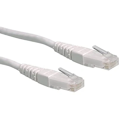 Afbeelding van Netwerkkabel Cat6 U/UTP 1 meter (100% koper, Wit)