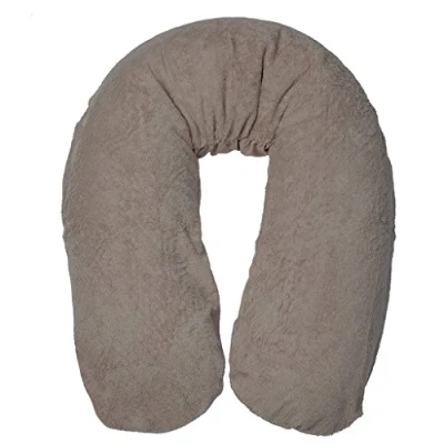 Afbeelding van Form Fix XL Voedingskussenhoes Body Pillow Kussensloop Zwangerschapskussen Hoes Zijslaapkussen Badstof/Katoen Taupe