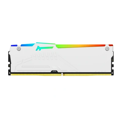 Afbeelding van Kingston FURY Beast Wit RGB EXPO 16GB 6000MT/s DDR5 CL36 DIMM Desktop Gaming Geheugen Enkelvoudig KF560C36BWE2A 16