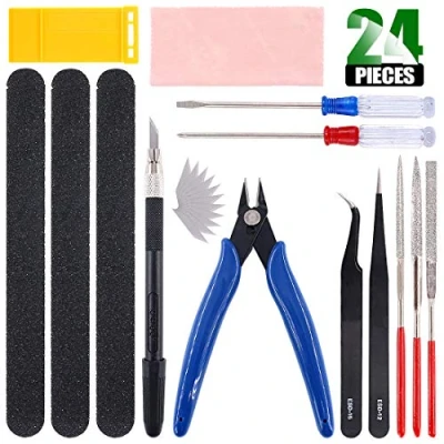 Afbeelding van Keadic 24Pcs Gundam Modeler Basic Tools Craft Set Voor Auto Model Monteren Building