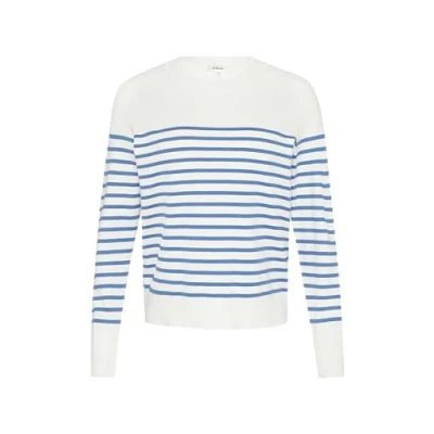 Afbeelding van s.Oliver Gestreifter Pullover Trui, Dames, Maat: 40, Royalblau