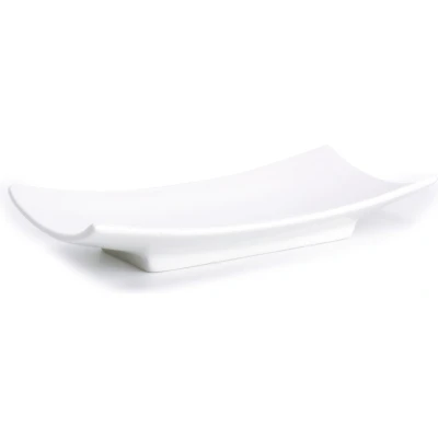 Afbeelding van BonBistro Serveerschaal 20x8cm wit Comet (Set van 12)