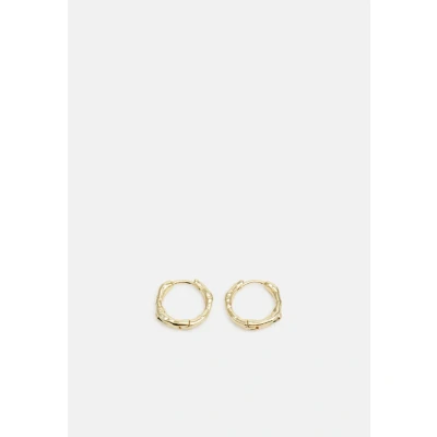 Afbeelding van Pilgrim EDDY Shaped Small Hoops Oorbellen goldcoloured, Dames, Maat: One Size, Gold coloured