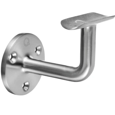 Afbeelding van RVS Leuningdrager buis Ø 42,4 mm 316 mat geslepen model 0100